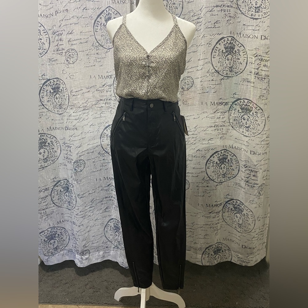 GUESS | Mid-Rise Milti Leather Skinny Pants